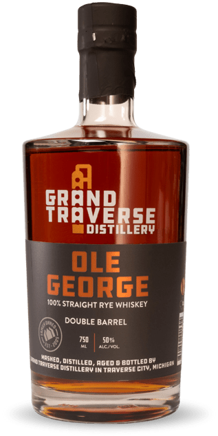 Grand Traverse Distillery Ole George Double Barrel 100% Straight Rye Whiskey - Main Street Liquor