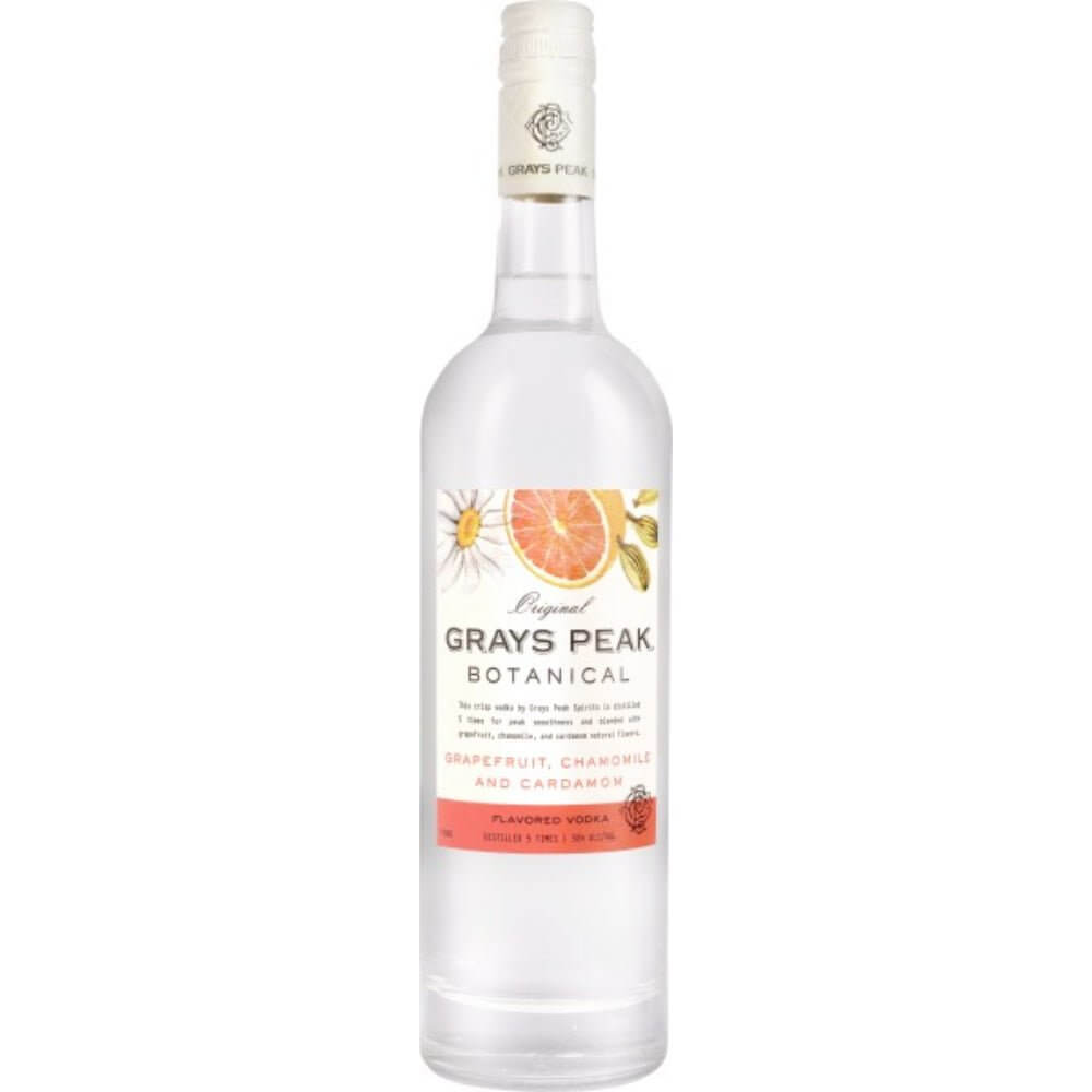 Grays Peak Grapefruit Chamomile & Cardamom Vodka - Main Street Liquor