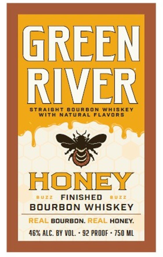 Green River Honey Finished Bourbon 92 Proof Kentucky Straight Bourbon with Real Honey - Main Street Liquor
