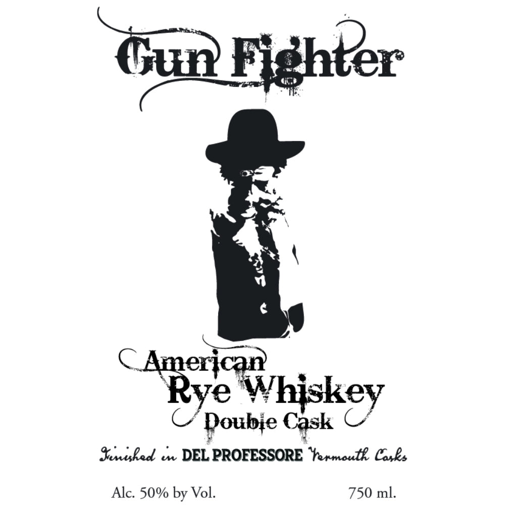 Gun Fighter Double Cask Rye Del Professore Vermouth Casks Rye Whiskey Golden Moon Distillery   