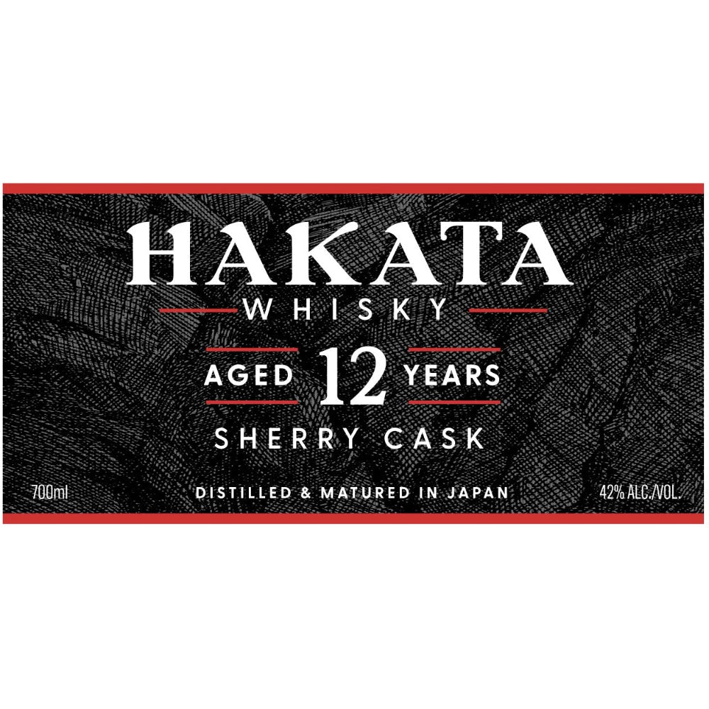 Hakata Whisky 12 Year Old Sherry Cask Japanese Whisky Hikari Shuzo Distillery   