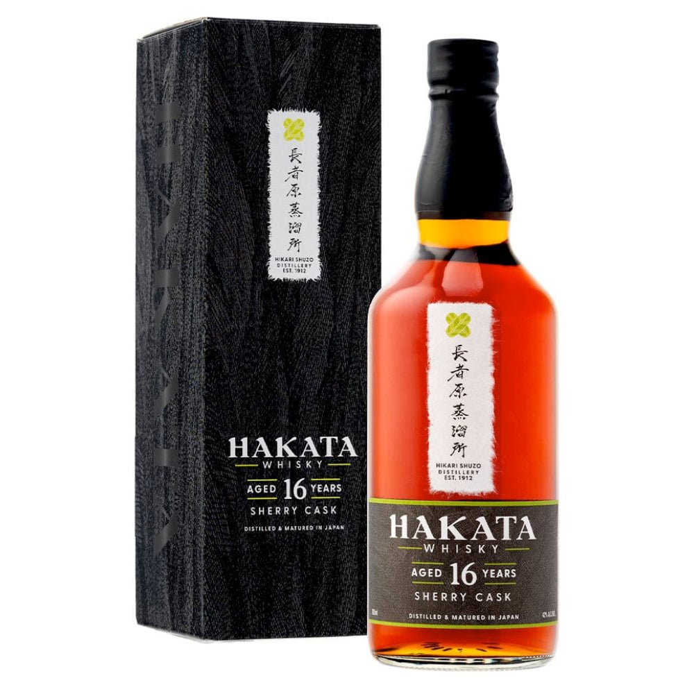 Hakata Whisky 16 Year Old Sherry Cask Japanese Whisky Hikari Shuzo Distillery   