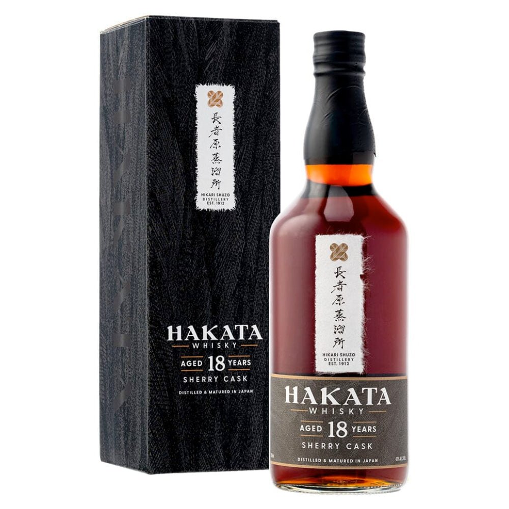 Hakata Whisky 18 Year Old Sherry Cask Japanese Whisky Hikari Shuzo Distillery   