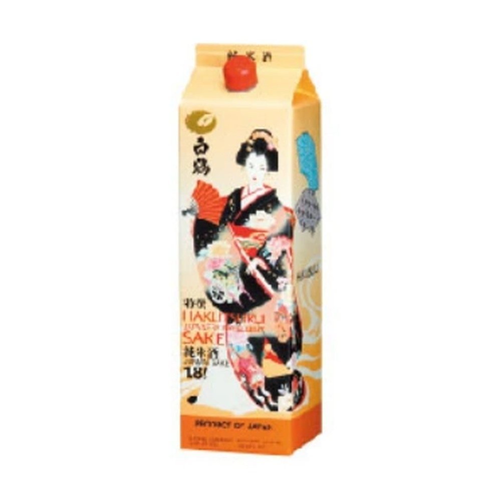 Hakutsuru Junmai Paper Pack Cup Sake 1800ml - BuyMyLiquor