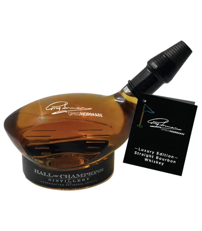 Hall of Champions Greg Norman Golf Decanter Luxury Edition Bourbon Whiskey - Main Street Liquor