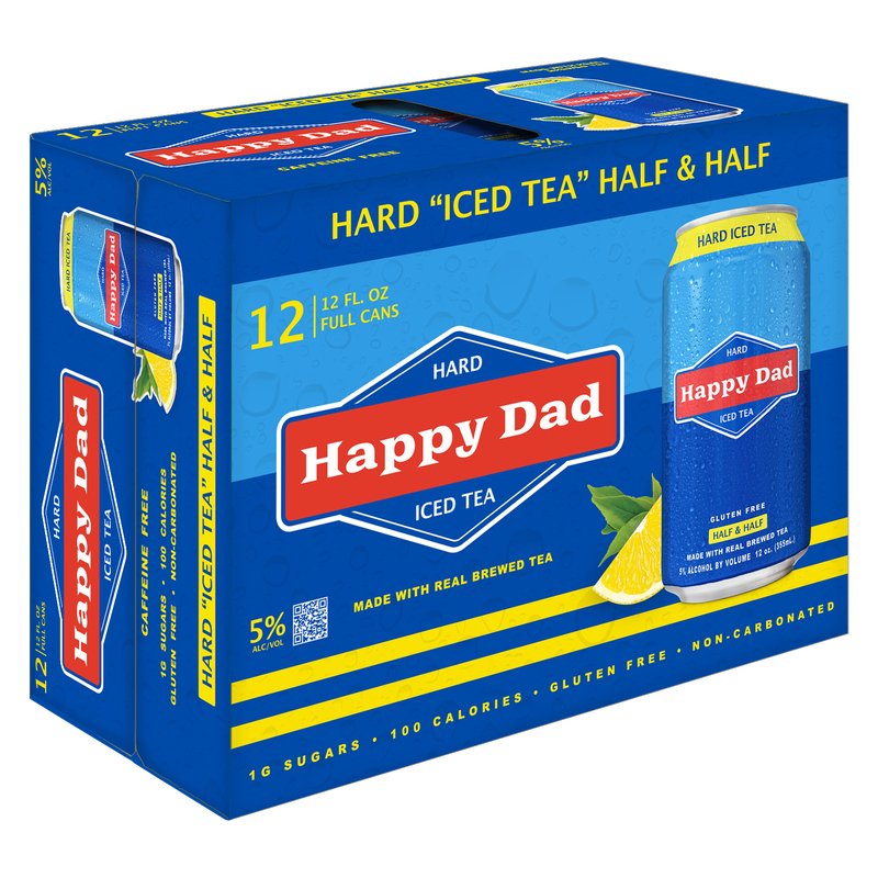Happy Dad Hard "Iced Tea" Variety half & half 12pk Hard Seltzer Happy Dad Hard Seltzer   