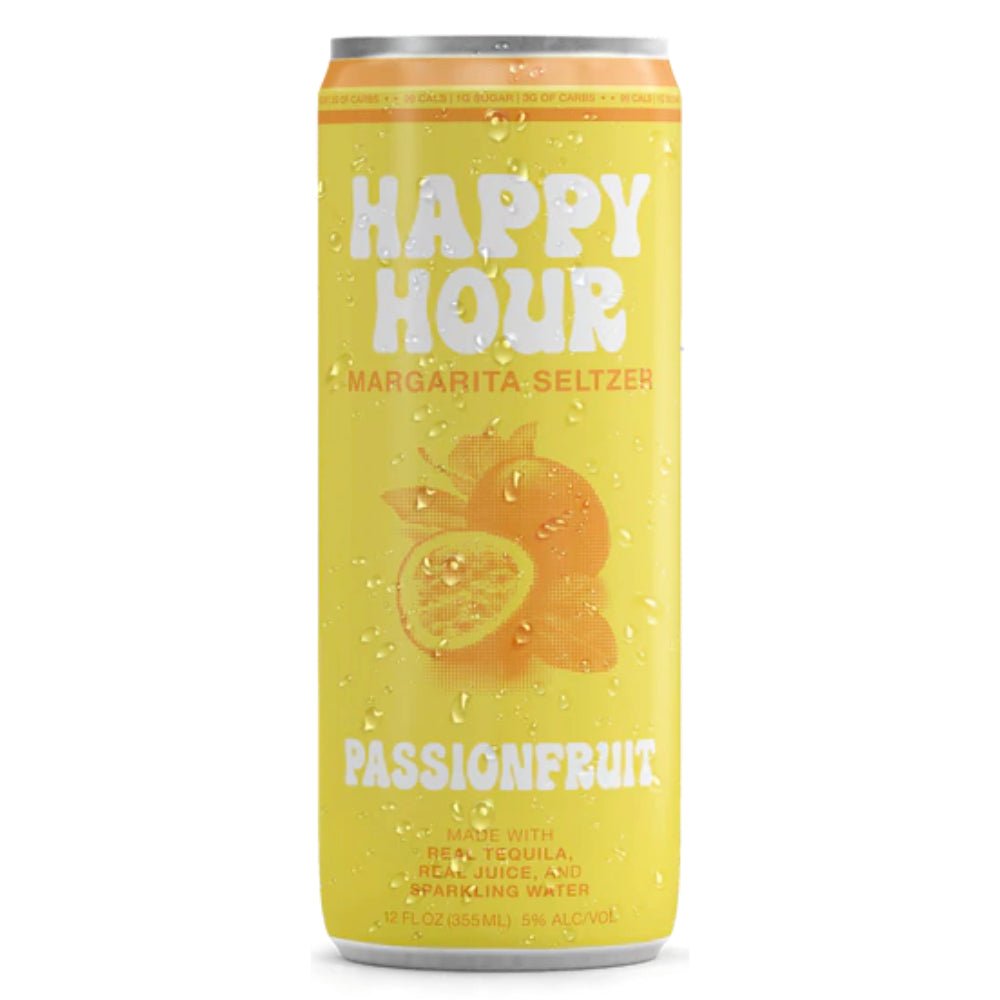 Happy Hour Passionfruit Margarita Seltzer 4PK Hard Seltzer Happy Hour Beverages   