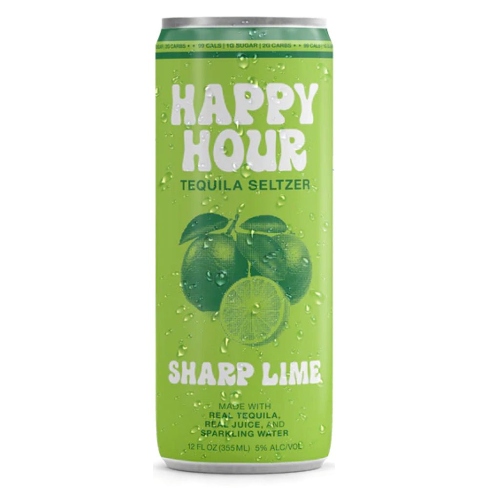 Happy Hour Sharp Lime Tequila Seltzer 4PK Hard Seltzer Happy Hour Beverages   