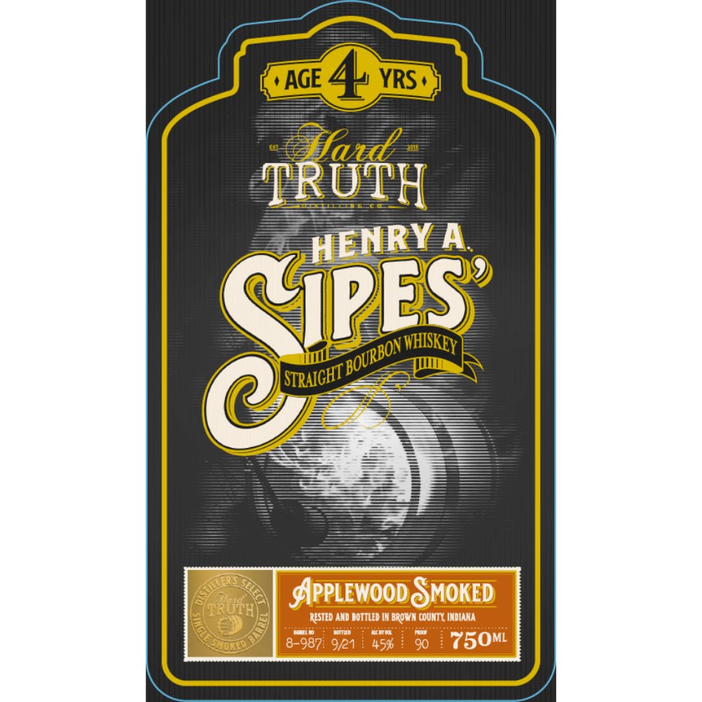 Hard Truth Henry A. Sipes Applewood Smoked Straight Bourbon Bourbon Hard Truth Distilling Co.   