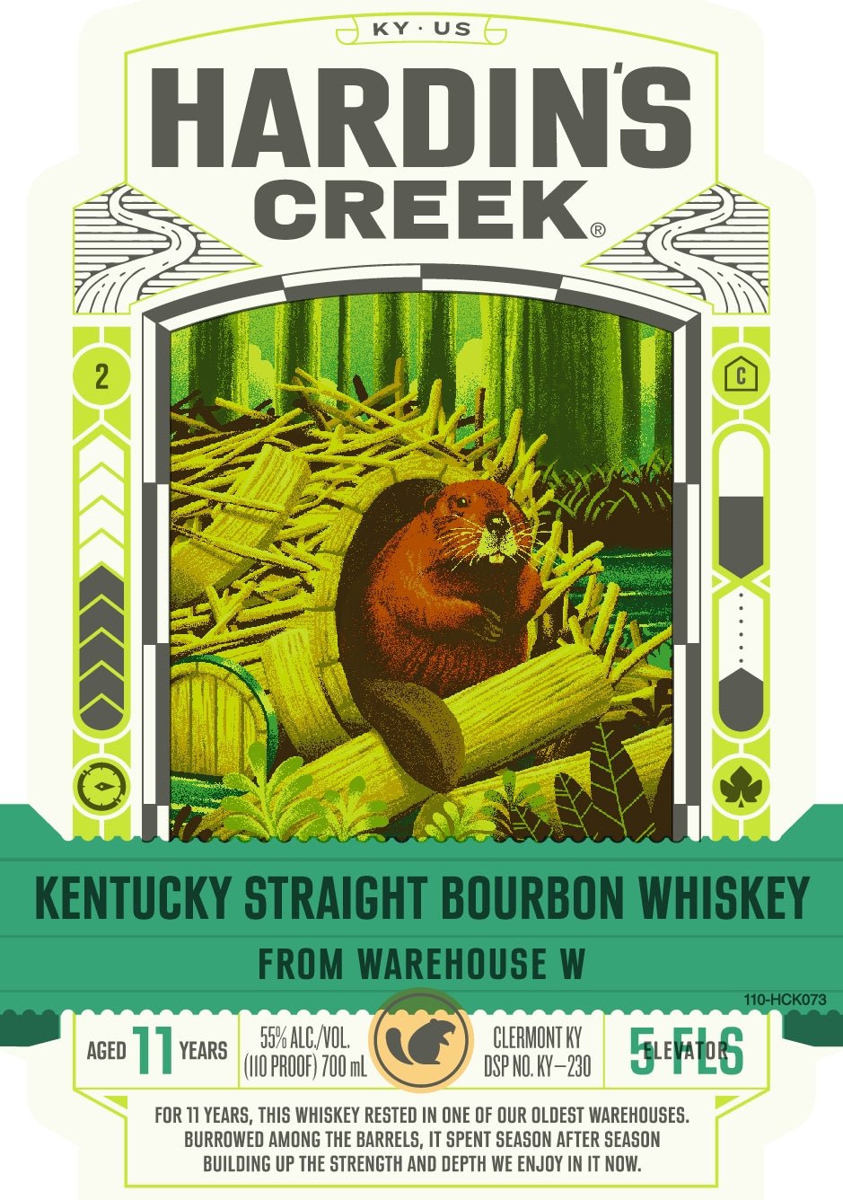Hardin’s Creek Kentucky Straight Bourbon Warehouse W, 11 Year, 110 Proof Hardin's Creek