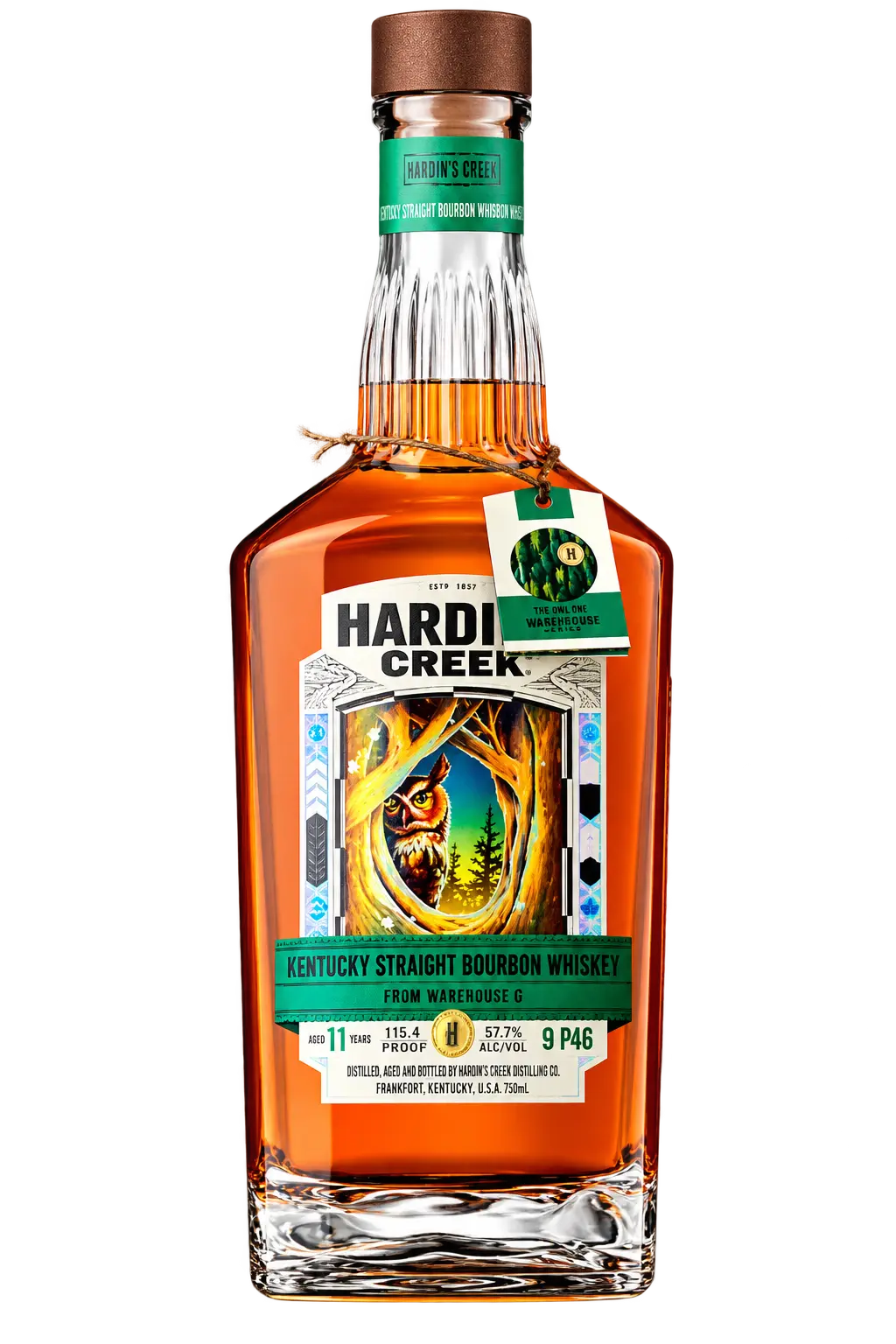 Hardin's Creek Warehouse Series The Owl One 11 Year Barrel Proof Bourbon Whiskey - BuyMyLiquor