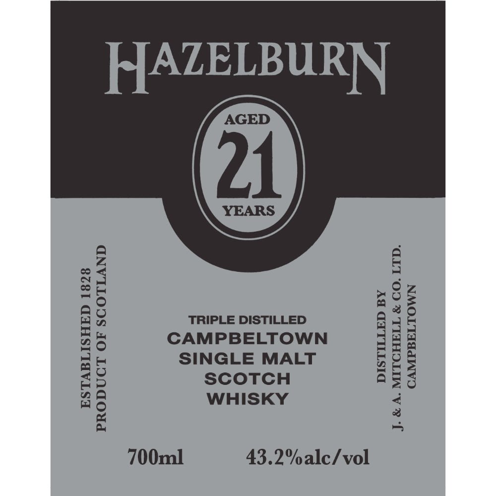 Hazelburn 21 Year Old Single Malt Scotch 2023 Release Scotch Springbank   