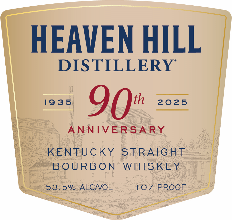 Celebrate with the limited-edition Heaven Hill Distillery 90th Anniversary 9 Year Old Kentucky Straight Bourbon Whiskey (750ml, 53.5% Alc/Vol, 107 Proof), featuring a special label with years 1935–2025—a must-have for collectors.