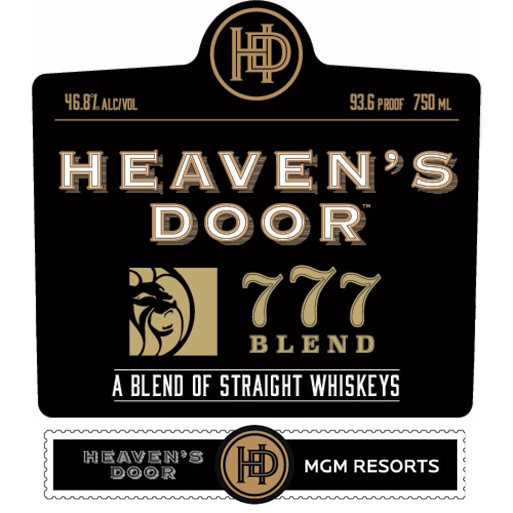 Heaven's Door 777 Blend American Whiskey Heaven's Door Whiskey   