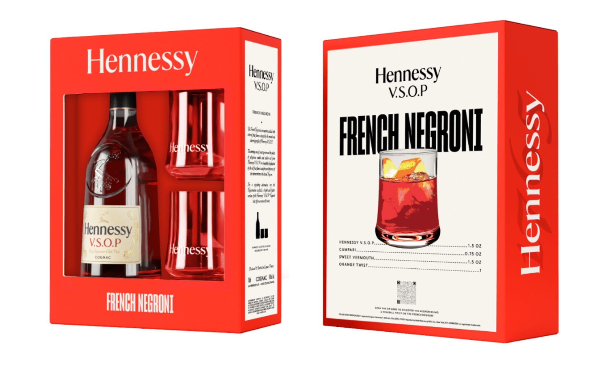 Hennessy V.S.O.P 750mL + Glassware Gift Pack Hennessy