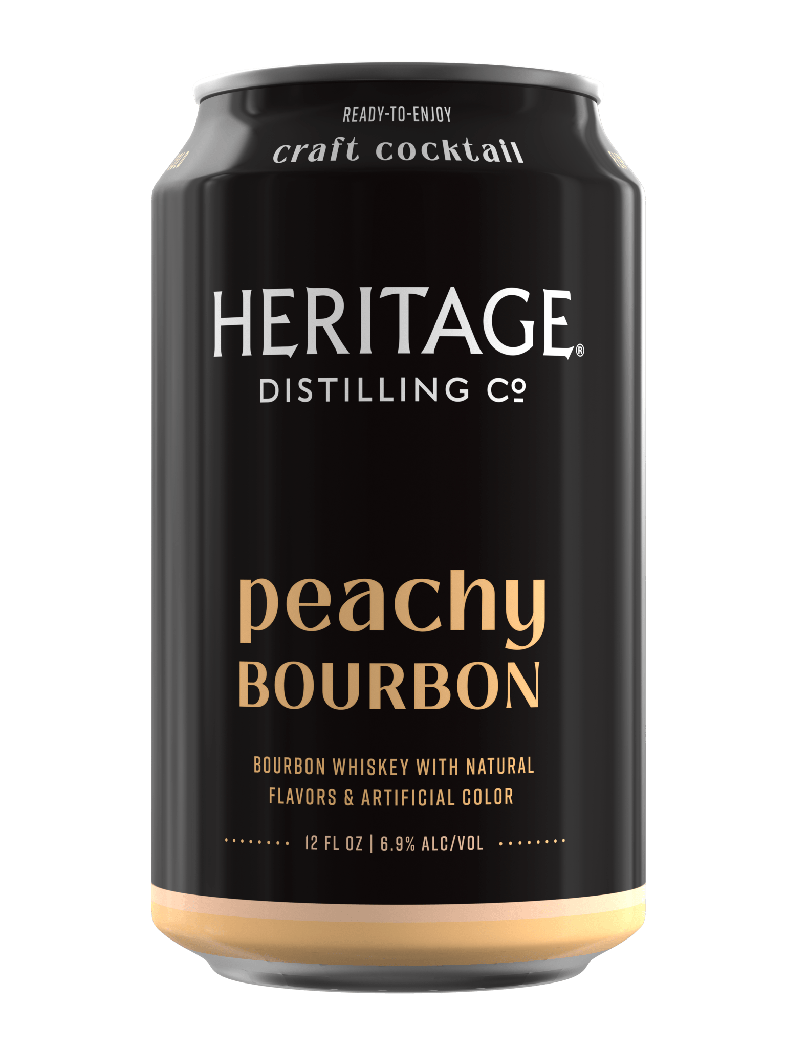 Heritage Distilling Co Peachy Bourbon 4 Pack Cans Heritage Distilling