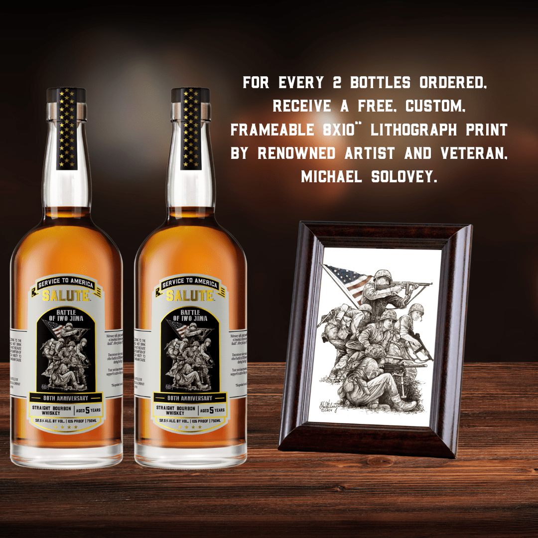 Heritage Distilling Co Service to America Salute™ Whiskey - Battle of Iwo Jima Heritage Distilling
