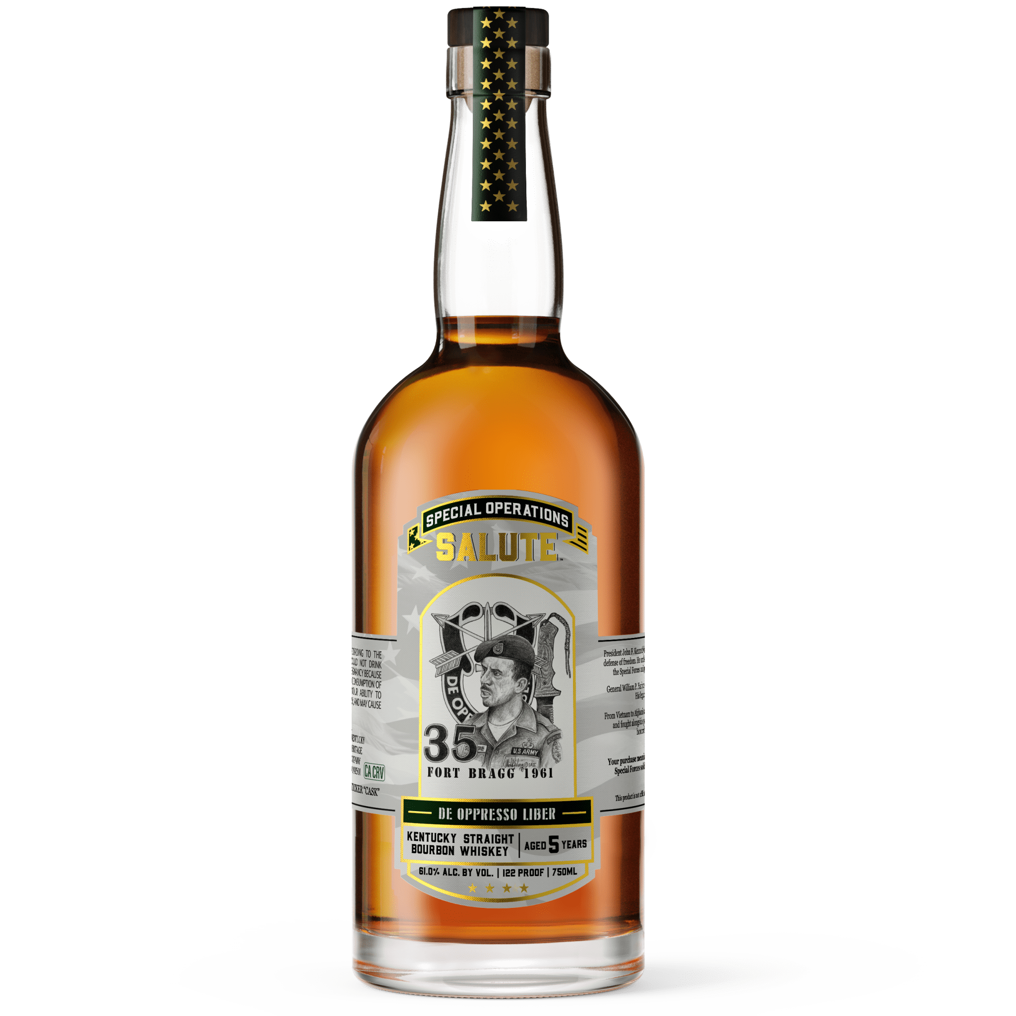 Heritage Distilling Co Special Operations Salute™ Whiskey - De Oppresso Liber Edition Heritage Distilling