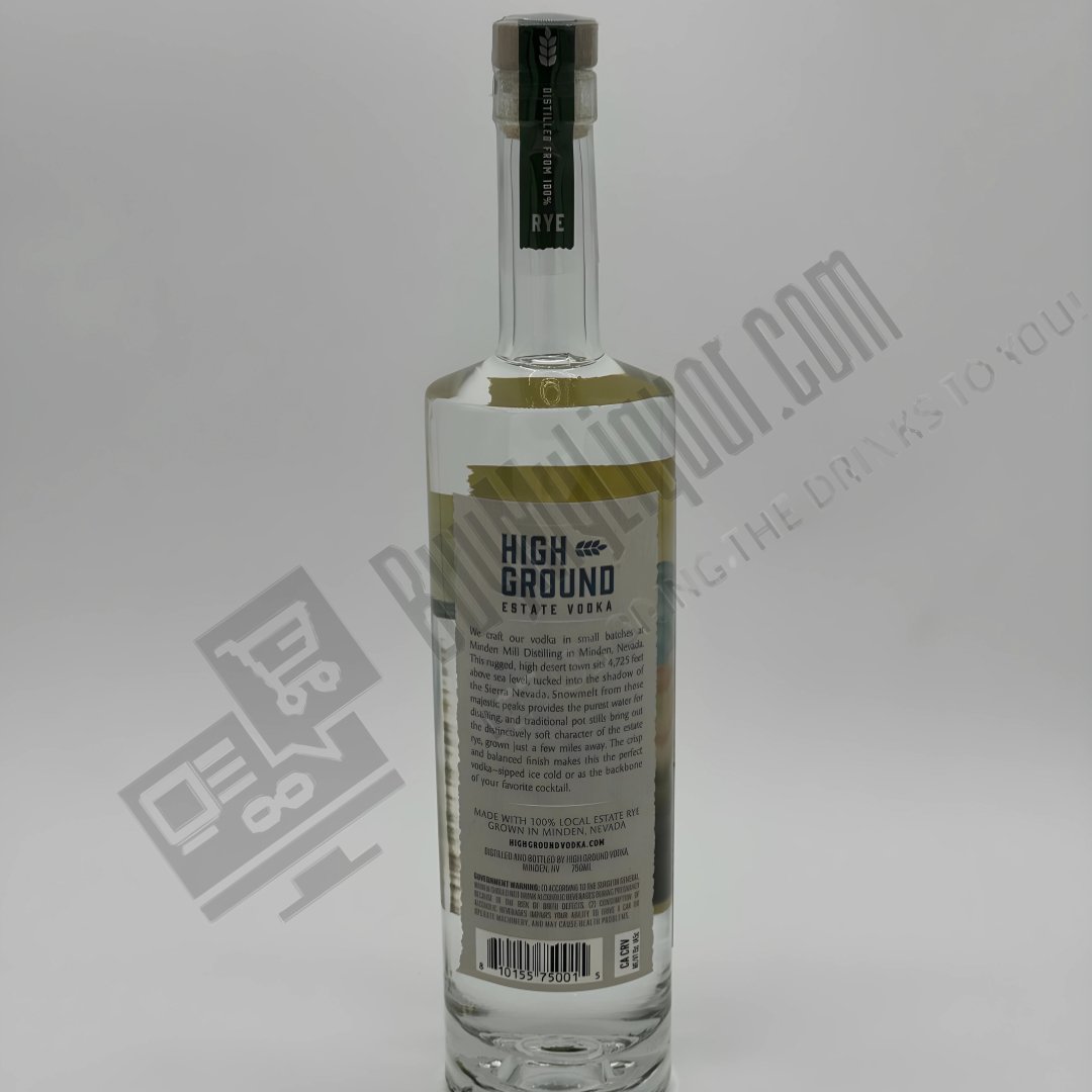 High Ground Estate Vodka - Main Street Liquor