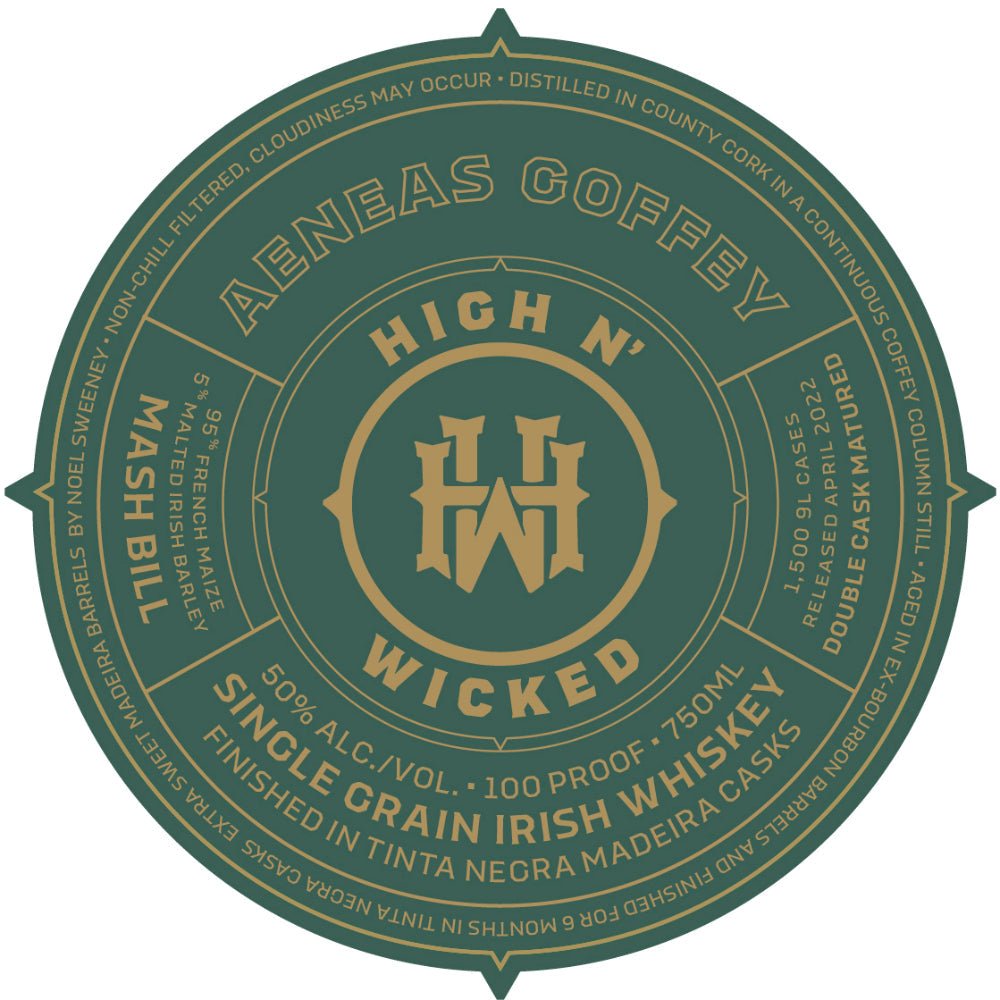 High N’ Wicked Aneas Coffey Irish Whiskey Irish whiskey High N’ Wicked   