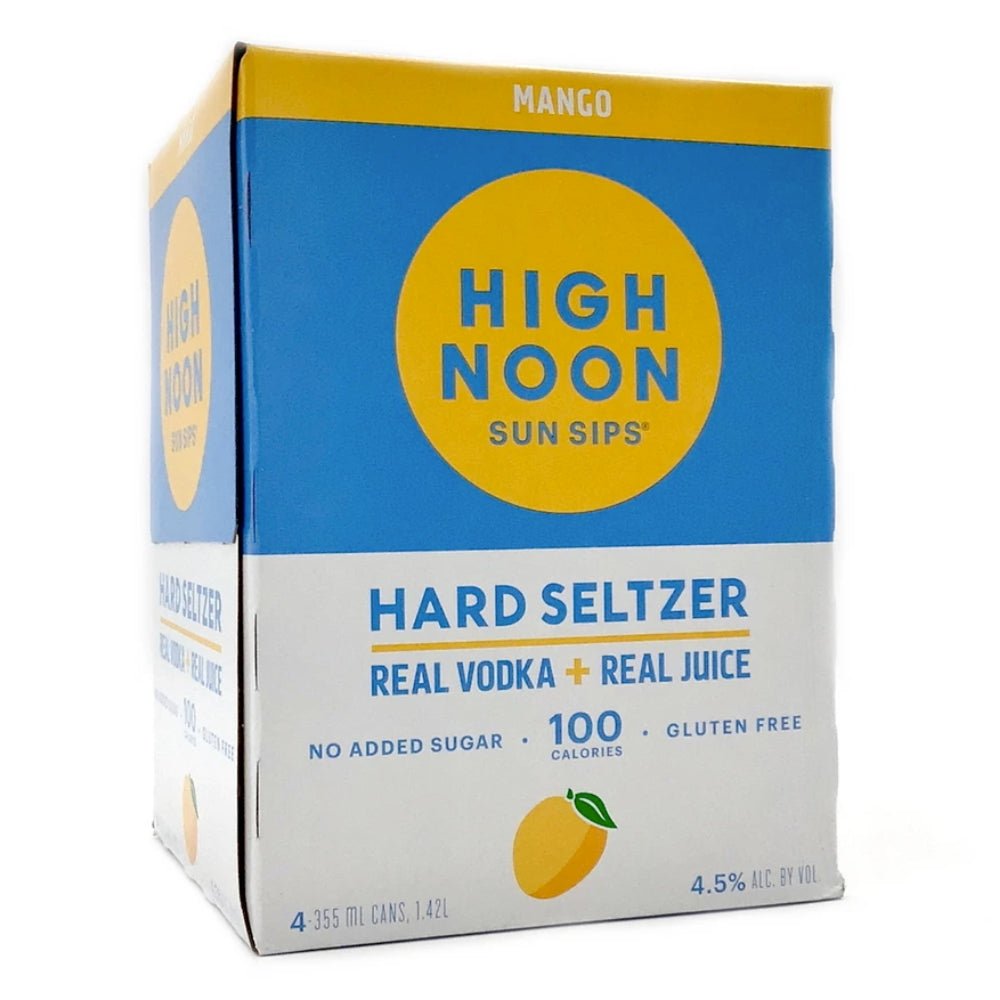High Noon Mango 4 Pack Hard Seltzer High Noon Spirits   