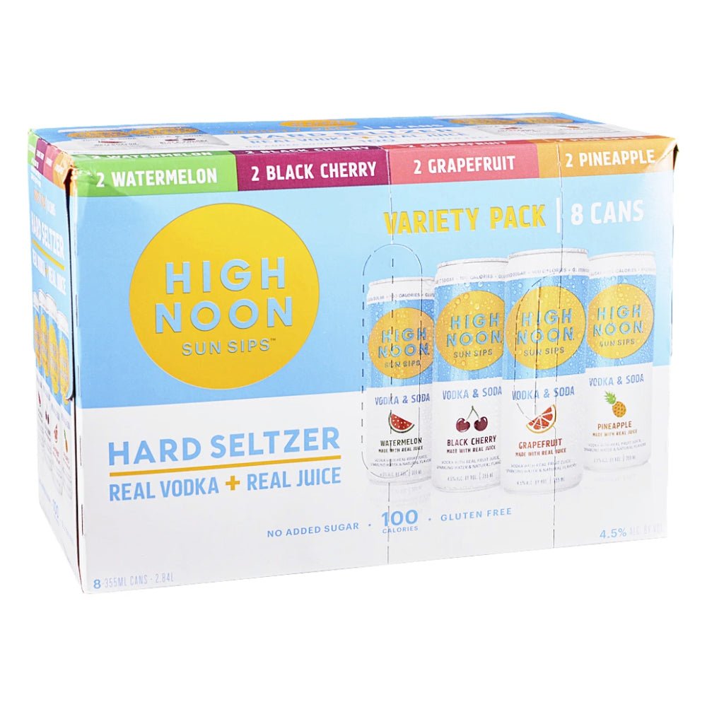 High Noon Variety 8 Pack Hard Seltzer High Noon Spirits   