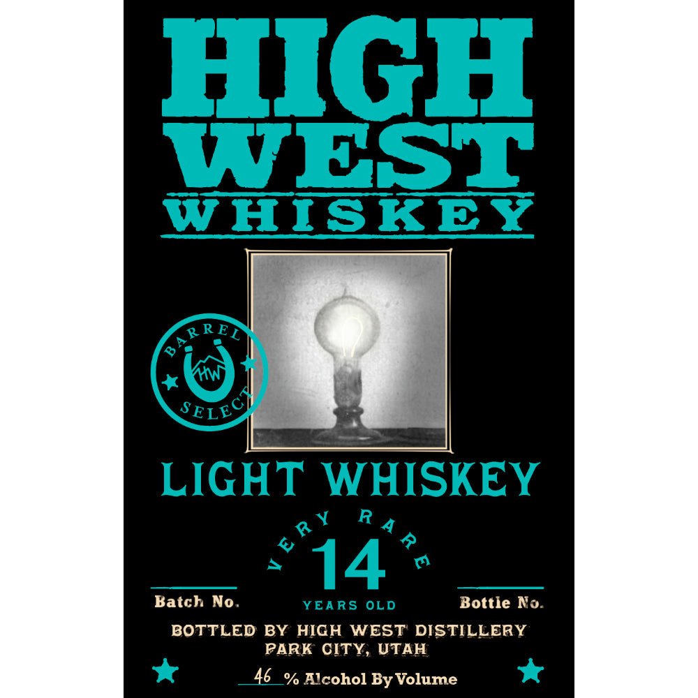 High West 14 Year Old Barrel Select Light Whiskey Light Whiskey High West Distillery   