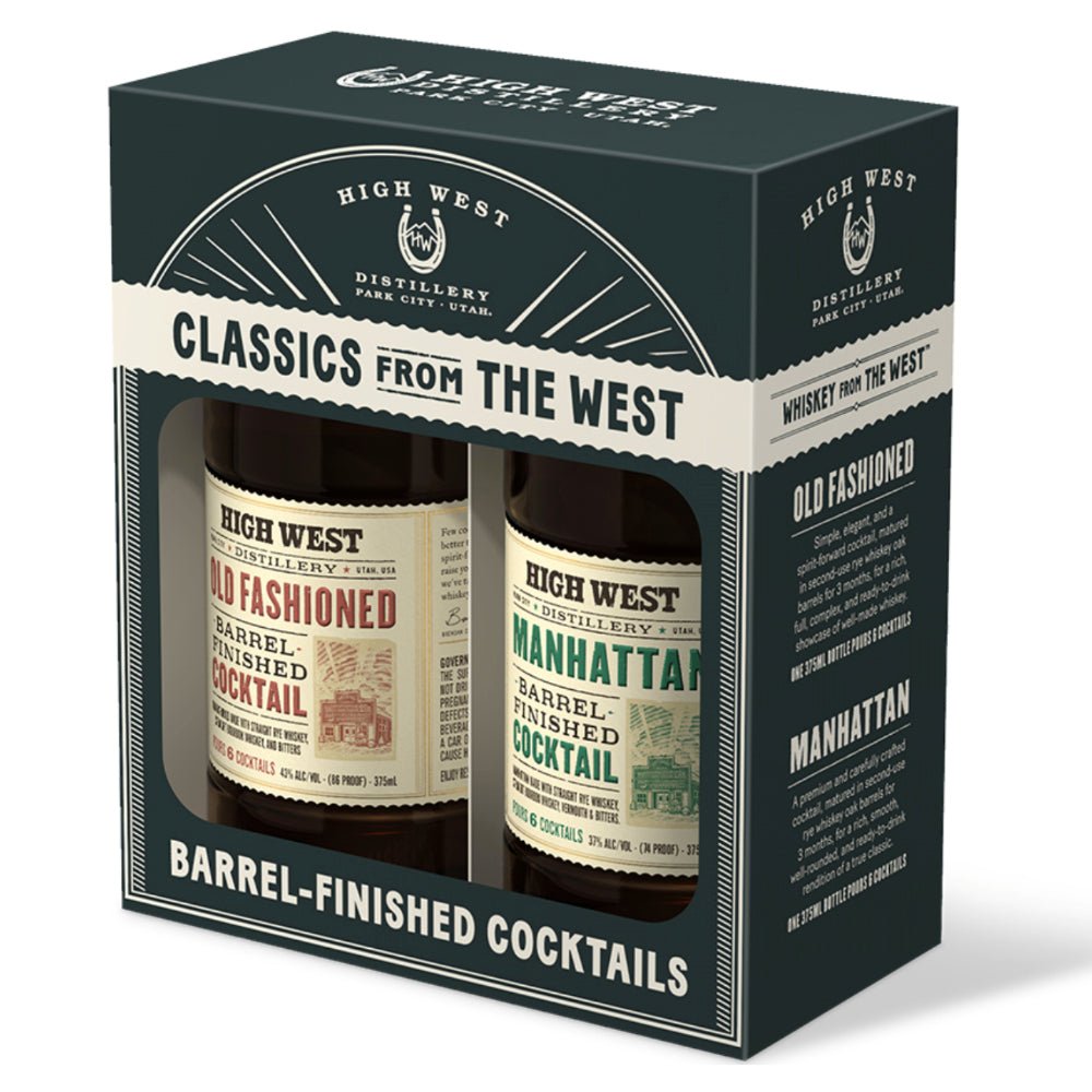 High West Barrel Finished Cocktail Combo Pack Ready-To-Drink Cocktails High West Distillery   