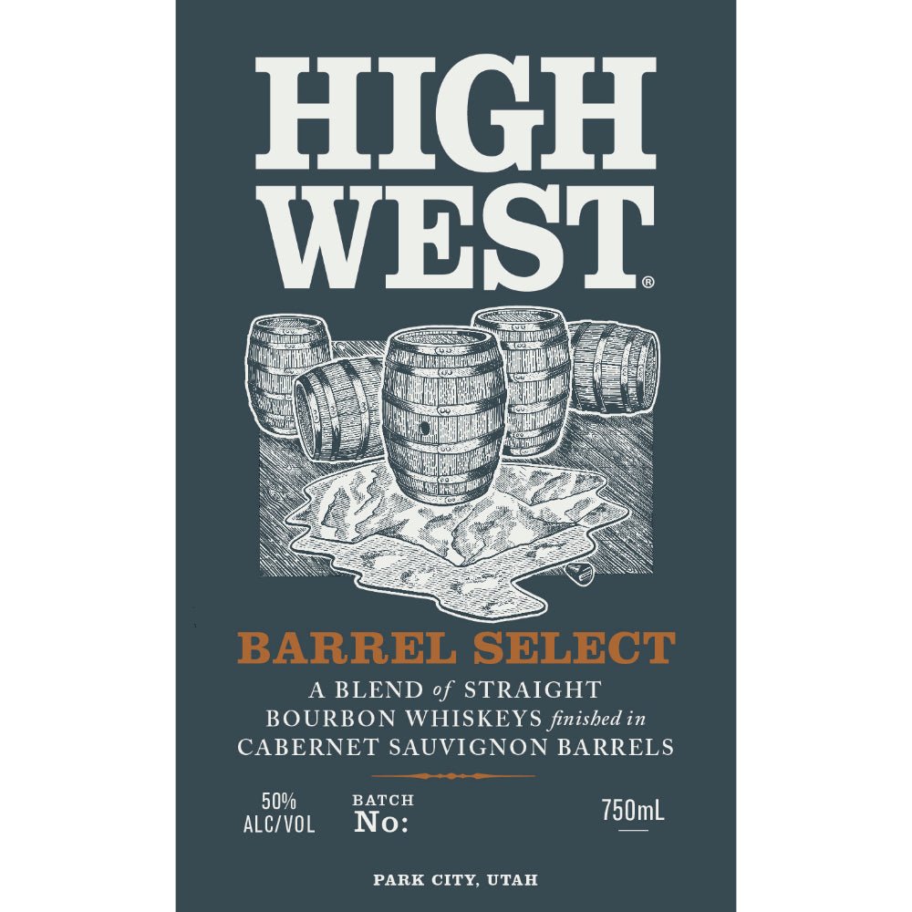 High West Barrel Select Straight Bourbon Finished in Cabernet Sauvignon Barrels Bourbon High West Distillery   