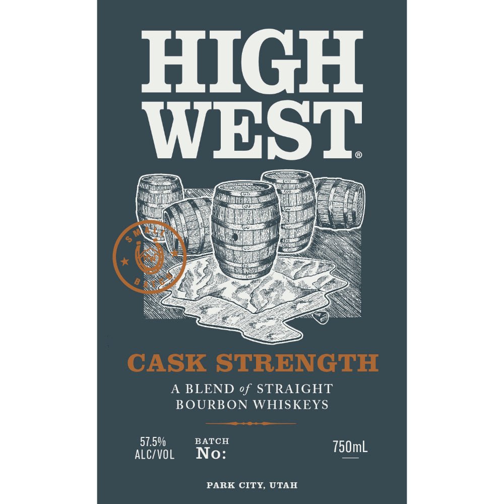 High West Cask Strength Blended Bourbon Bourbon High West Distillery   