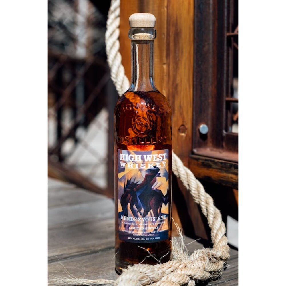 High West Rendezvous Rye Limited Release By Artist Ed Mell Rye Whiskey High West Distillery   