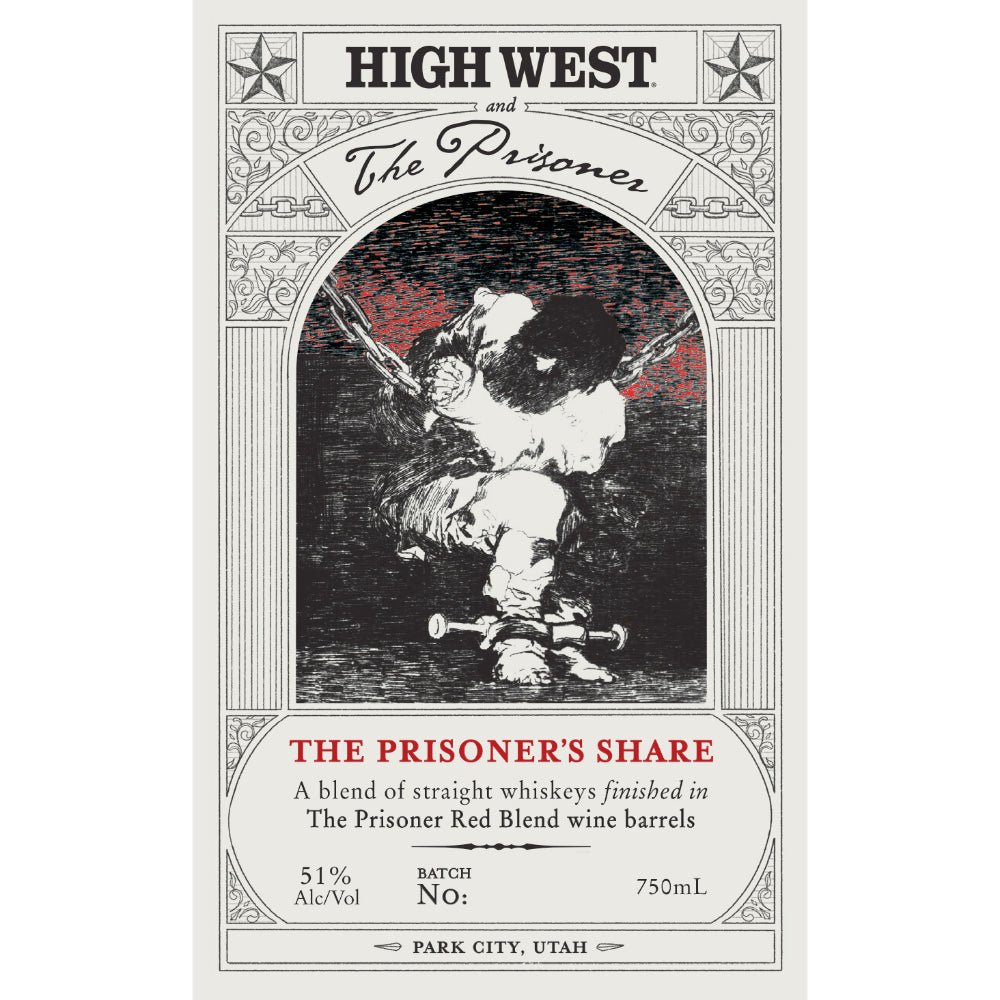 High West The Prisoner’s Share Blended Whiskey High West Distillery   