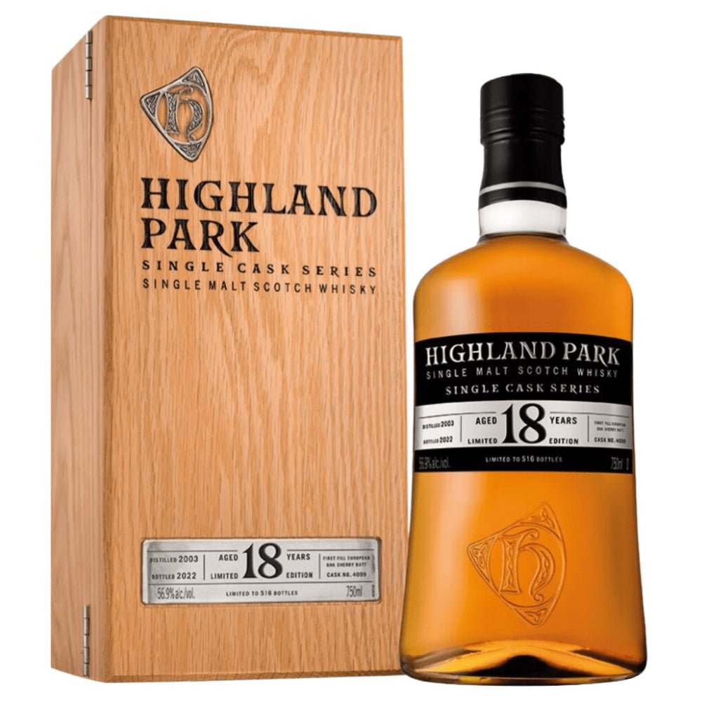 Highland Park 18 Year Old Limited Edition Cask No. 4099 Scotch Highland Park   