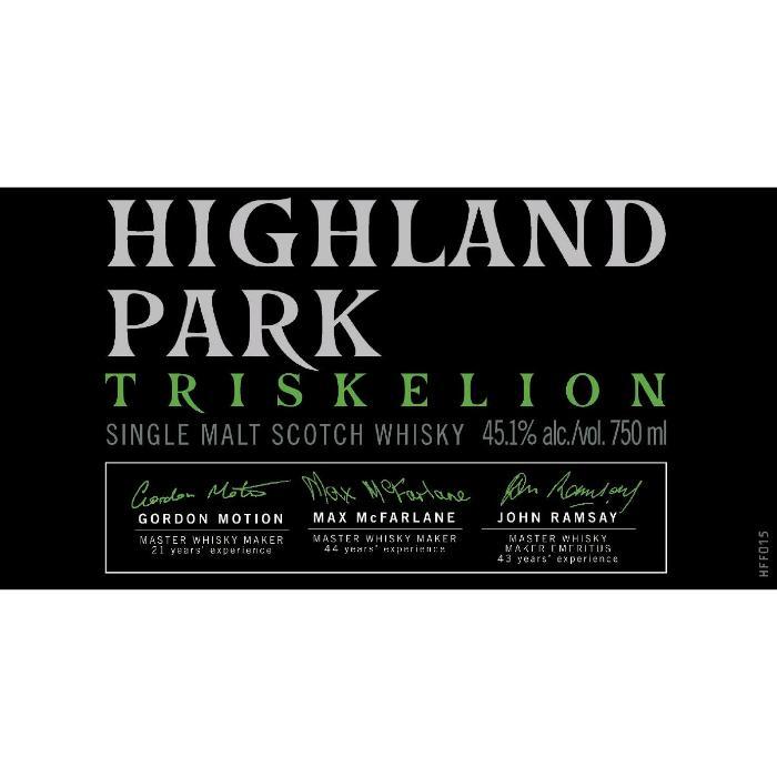 Highland Park Triskelion Scotch Highland Park   