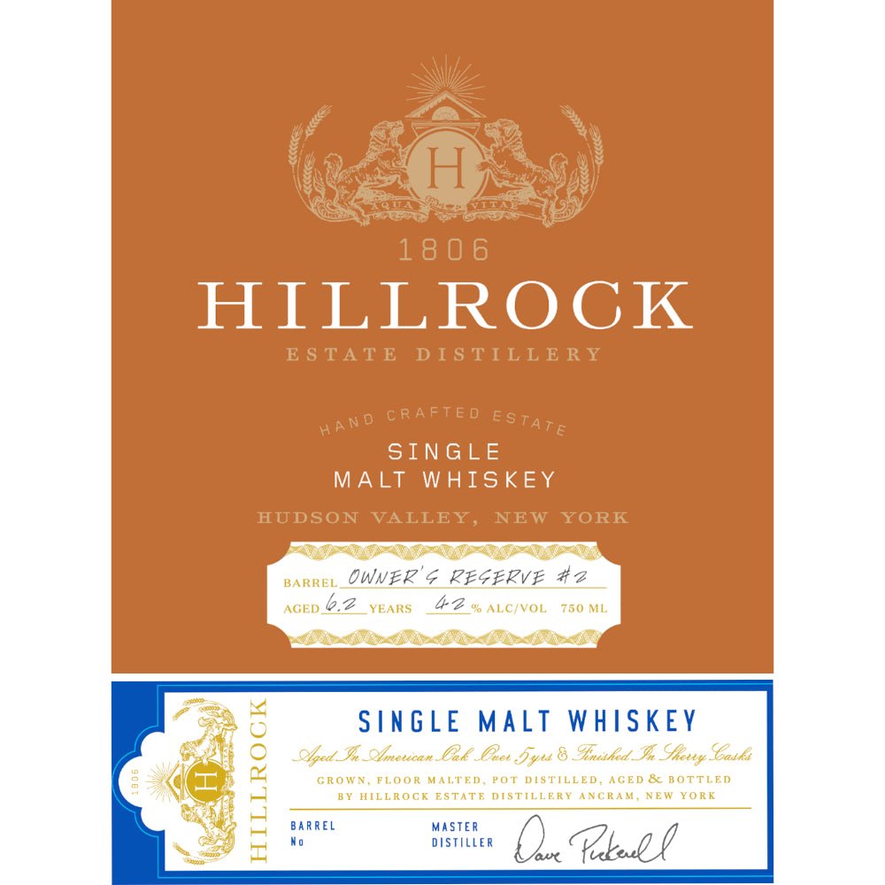 Hillrock Owner's Reserve #2 Single Malt Whiskey American Whiskey Hillrock   