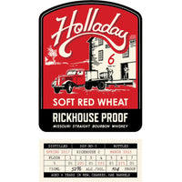 Thumbnail for Holladay 6 Year Old Soft Red Wheat Rickhouse Proof Straight Bourbon Bourbon Holladay Distillery   