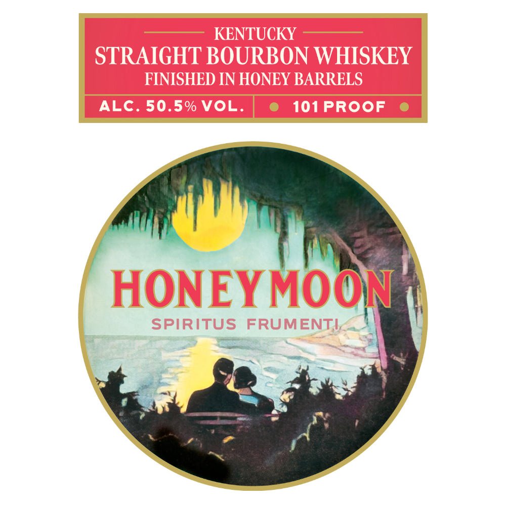 Honeymoon Kentucky Straight Bourbon Finished in Honey Barrels Bourbon Wish Key Whiskey Company   