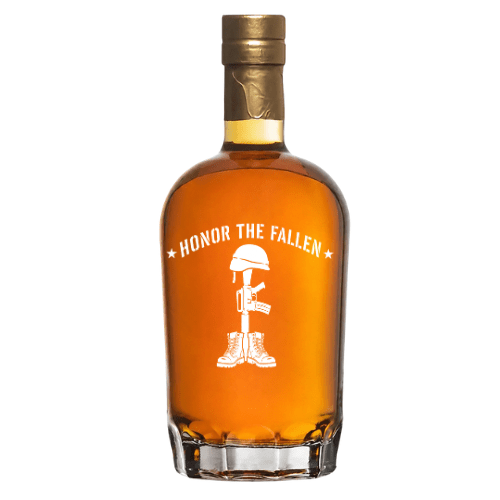 Honor The Fallen Warrior Proof Custom Bottle | Supports Wounded Warrior Project - Main Street Liquor