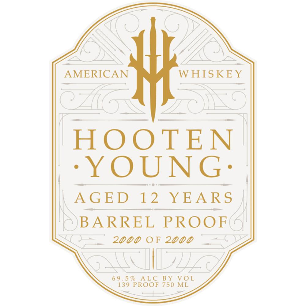 Hooten Young 12 Year Old Barrel Proof American Whiskey Hooten Young   