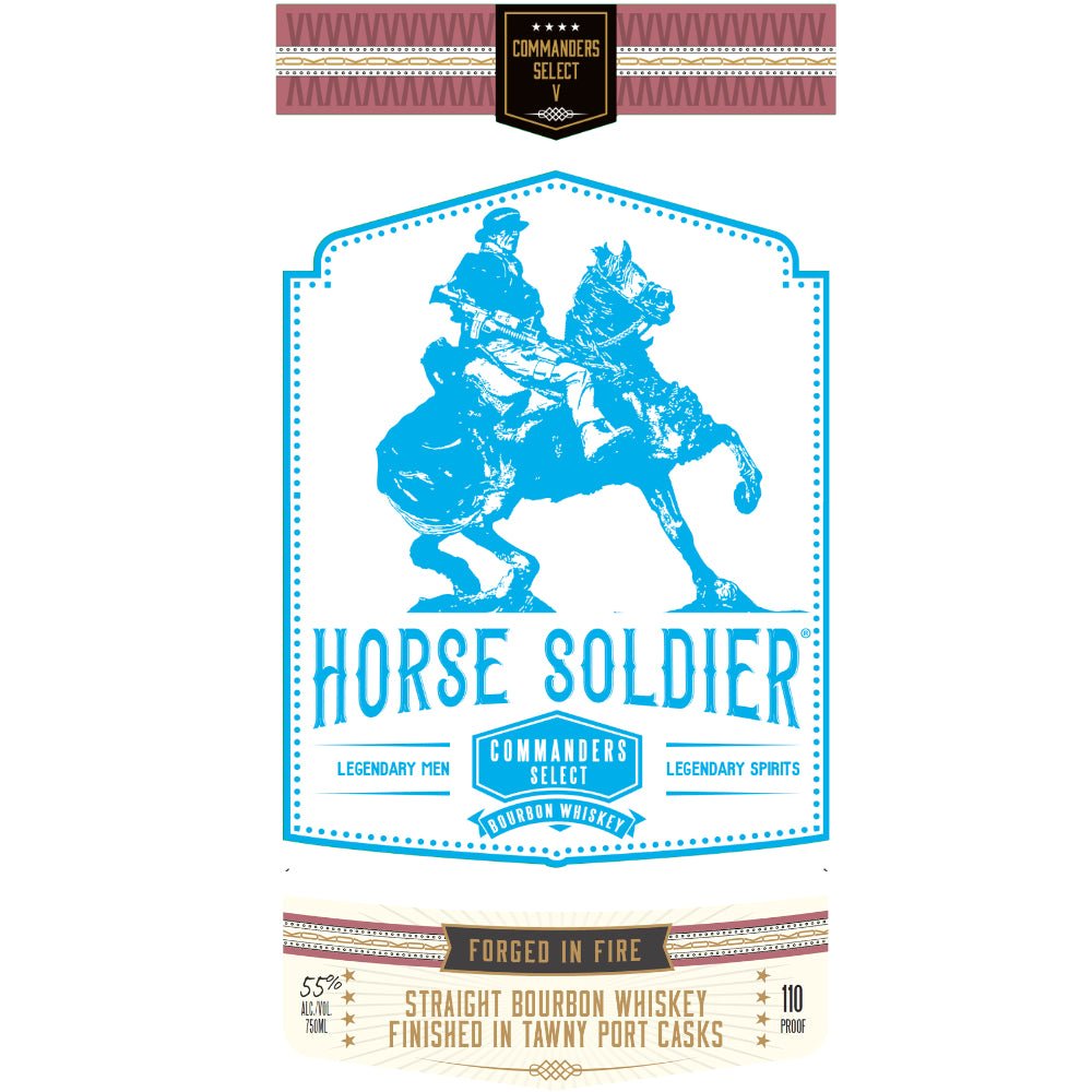 Horse Soldier Commander’s Select Straight Bourbon Finished in Tawny Port Casks Bourbon Horse Soldier Bourbon   