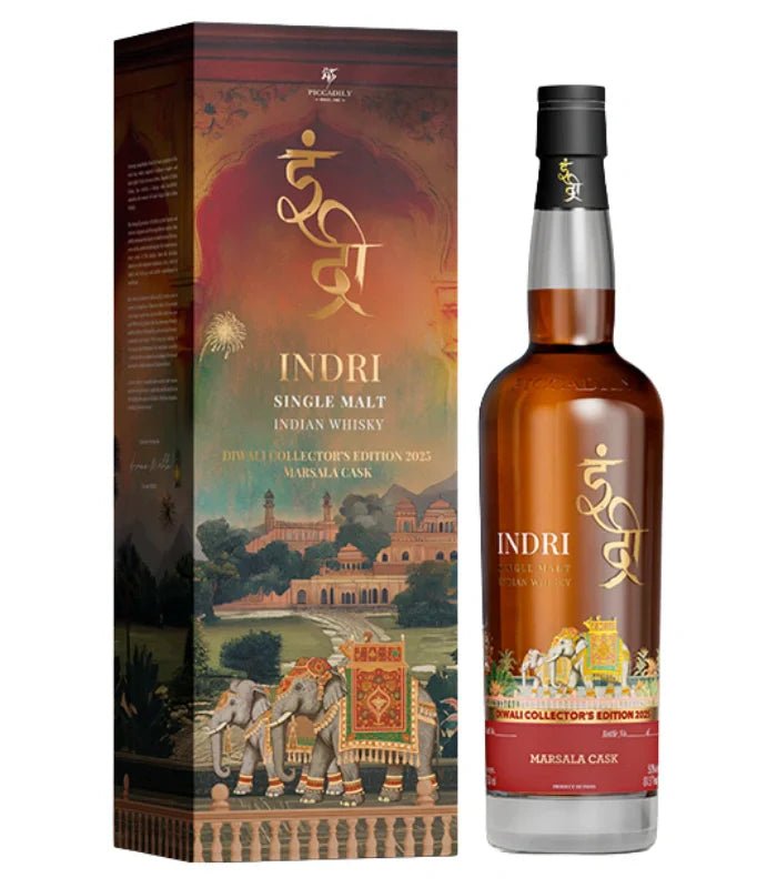 Indri Diwali Collector’s Edition 2025 Indian Single Malt Whisky Marsala Cask Finish - Main Street Liquor