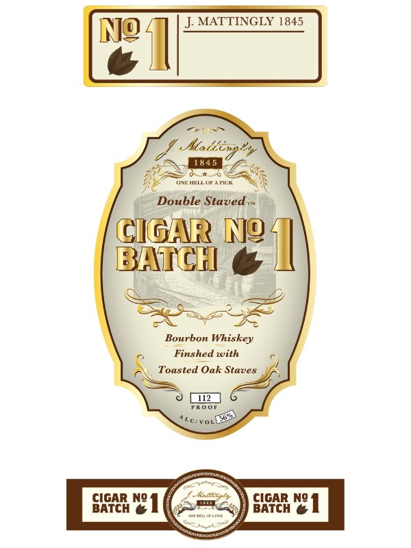 J. Mattingly Cigar Batch No. 1 Bourbon Whiskey Double Staved - Main Street Liquor
