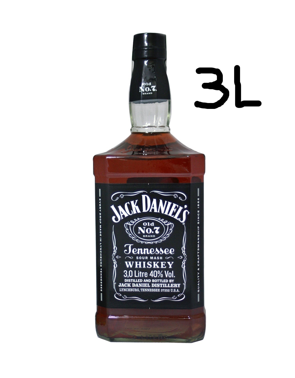 Jack Daniel's Old No. 7 Tennessee Whiskey 3 Litre - BuyMyLiquor