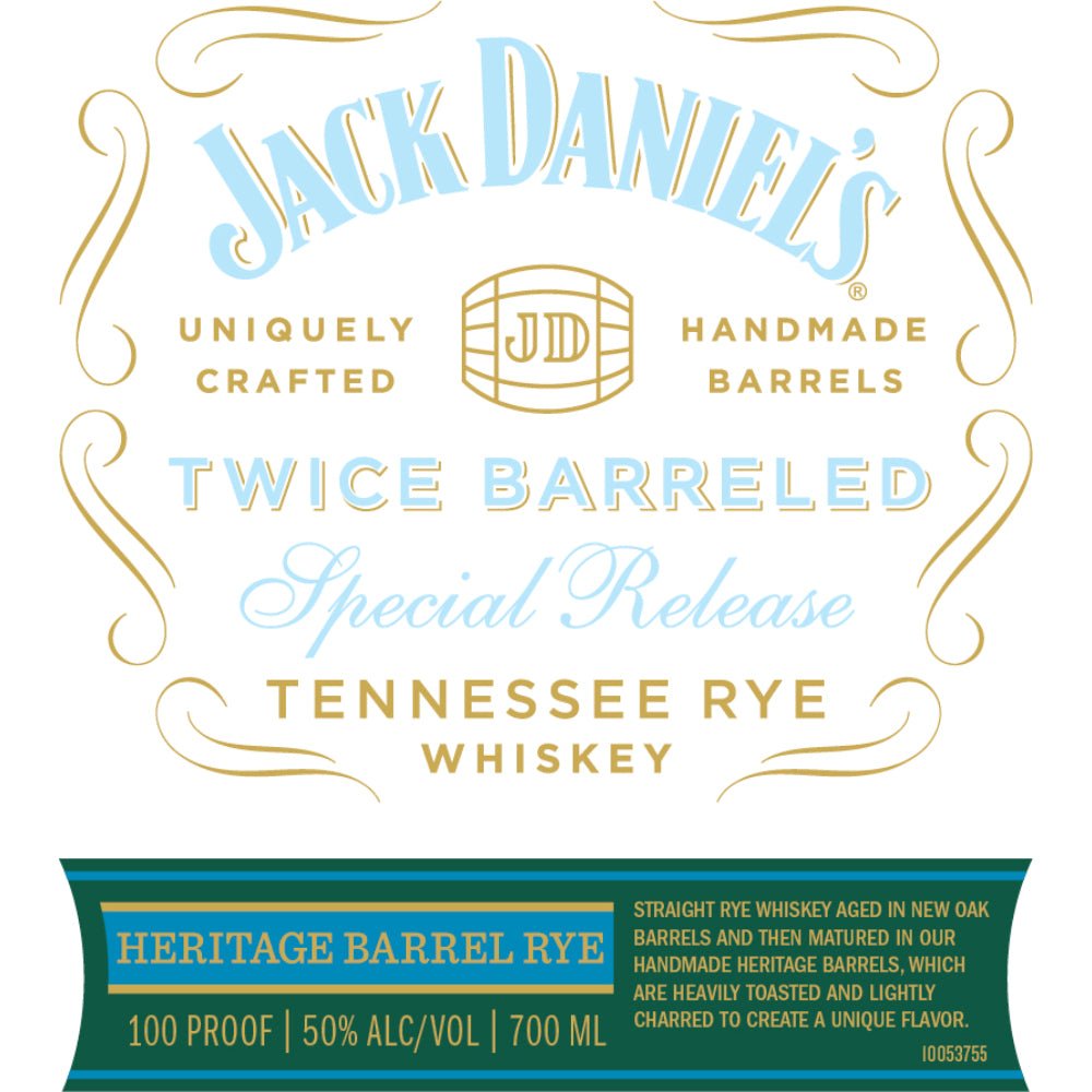 Jack Daniel's Twice Barreled Tennessee Rye 2023 Release Rye Whiskey Jack Daniel's   
