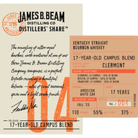 Thumbnail for James B. Beam Distillers' Share 04 17 Year Old Campus Blend Bourbon James B. Beam   
