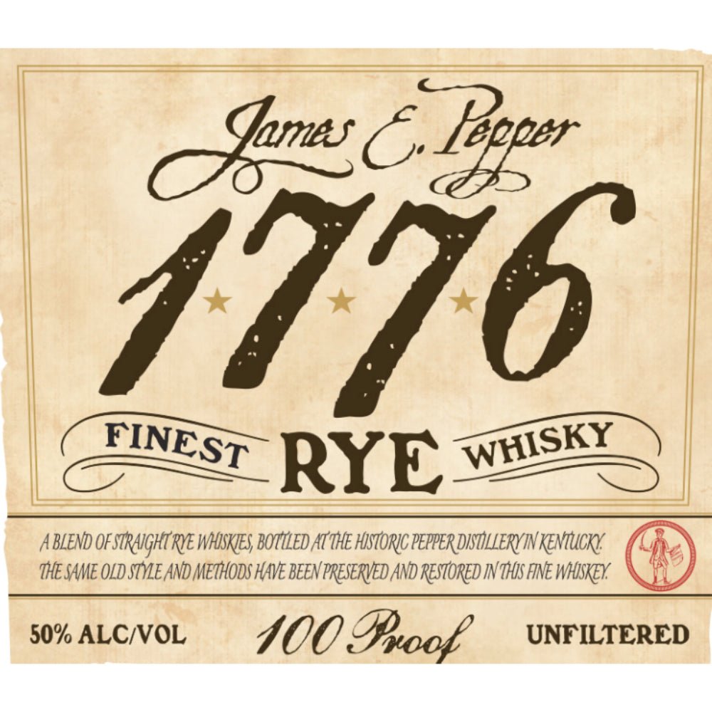 James E. Pepper 1776 Rye Whiskey Rye Whiskey James E. Pepper   