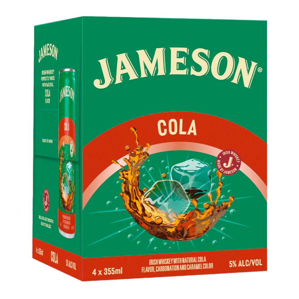 Jameson Cola Canned Cocktail 4pk Canned Cocktails Jameson   