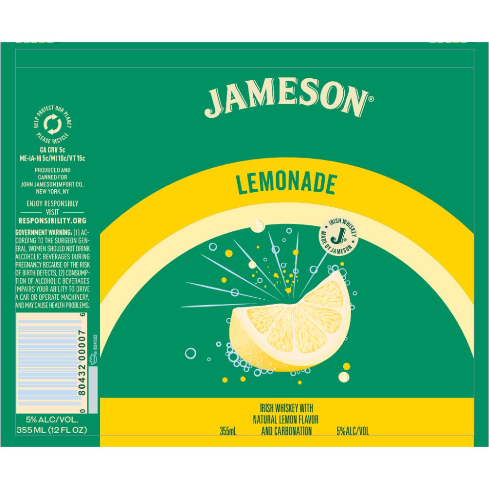 Jameson Lemonade Canned Cocktail 4pk - Main Street Liquor