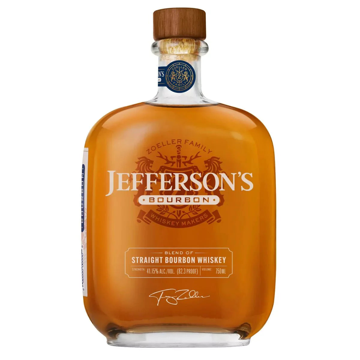 Jefferson's Blend Of Straight Bourbon 82.3 Bourbon Jefferson's   