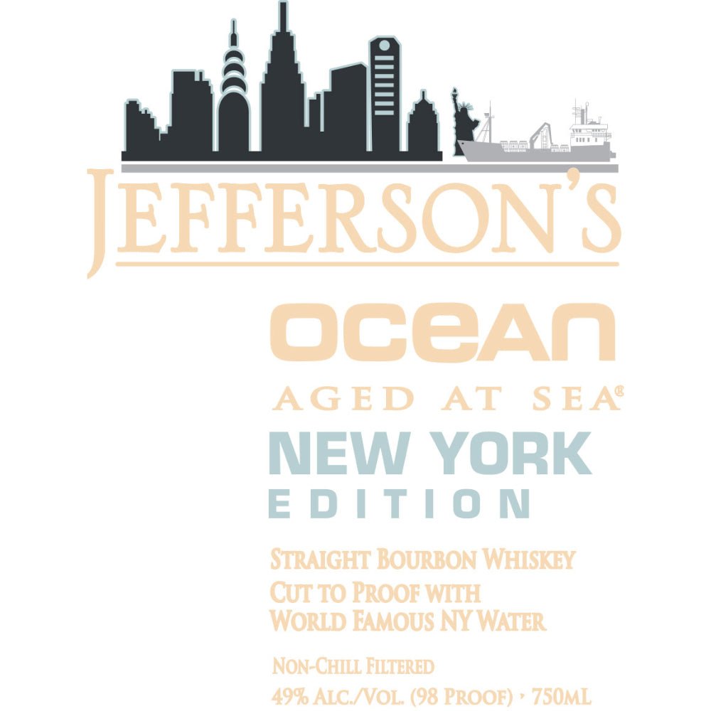 Jefferson’s Ocean Aged at Sea New York Edition Bourbon Bourbon Jefferson's   